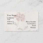 Vintager Biene, Schmetterlingund Visitenkarte (Vorderseite)