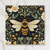 Vintager Bienengarten Geschenkanhänger (Vorderseite)