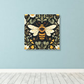 Vintager Bienengarten Leinwanddruck (Insitu (Holzboden))