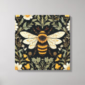 Vintager Bienengarten Leinwanddruck (Vorderseite)