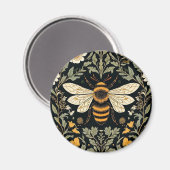 Vintager Bienengarten Magnet (Vorderseite/Rückseite)