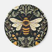 Vintager Bienengarten Magnet (Vorne)