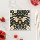 Vintager Bienengarten Serviette (Beispiel)