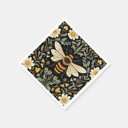 Vintager Bienengarten Serviette (Ecke)