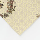 Vintager Bienenreath Fleecedecke (Ecke)