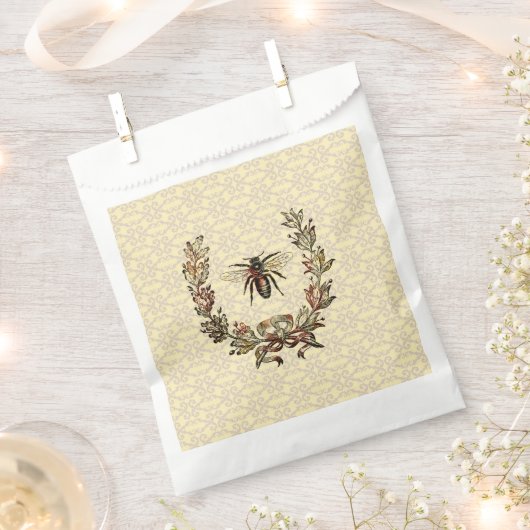 Vintager Bienenreath Geschenktütchen (Ausgeschnitten)