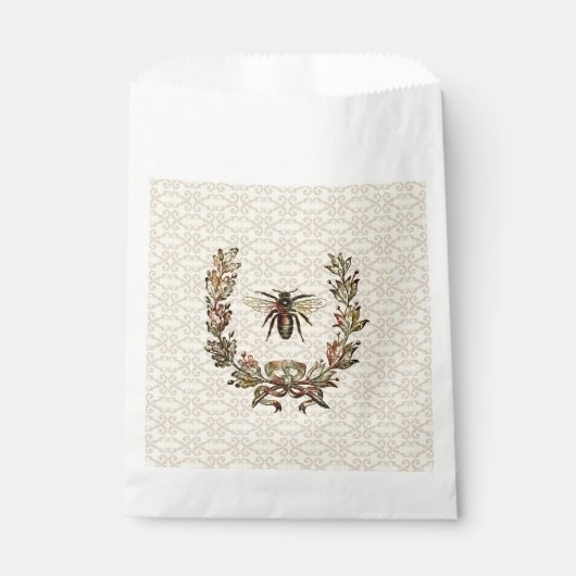 Vintager Bienenreath Geschenktütchen (Vorderseite)