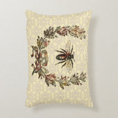 Vintager Bienenreath Zierkissen (Vorderseite(Vertikal))