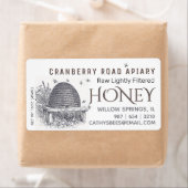 Vintager Bienenstock mit Bienenhonig, weiße (Insitu)