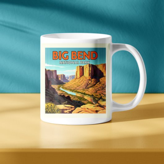 Vintager Big-Bend-Nationalpark Kaffeetasse