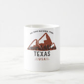 Vintager Big Bend Nationalpark Texas Kaffeetasse (Mittel)