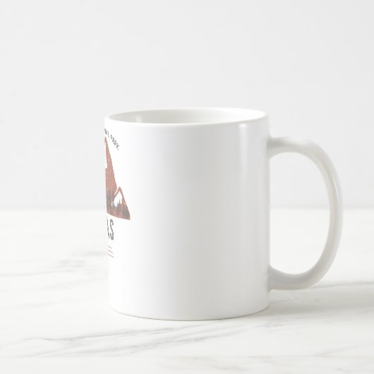 Vintager Big Bend Nationalpark Texas Kaffeetasse (Rechts)