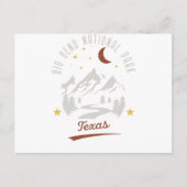 Vintager Big Bend Nationalpark Texas Postkarte (Vorderseite)