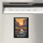 Vintager Big Bend Nationalpark Texas Retro Reisen Magnet (In Situ (Geschirrspüler))