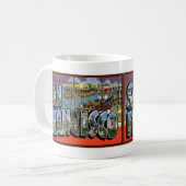 Vintager BIG-BRIEF Postkarte San Francisco, CA Kaffeetasse (Vorderseite Links)