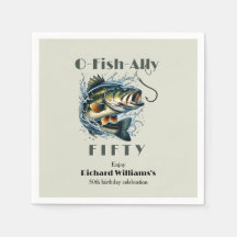 Vintager Big Fish Der Köder vonAlly 50. Geburtstag