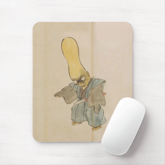 Vintager Big-Headed-Yokai-Schwertjäger Mousepad (Mit Mouse)