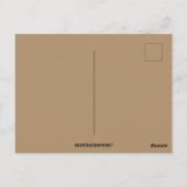 Vintager Big Letter Atlanta Georgia Postkarte (Rückseite)