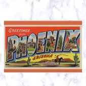 Vintager Big Letter Phoenix Arizona Postkarte
