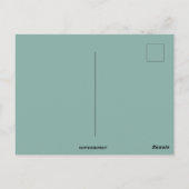 Vintager Big Letter Wyoming Postkarte (Rückseite)