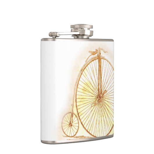 Vintager Big Wheel Bicycle Flask Flachmann (Rechts)