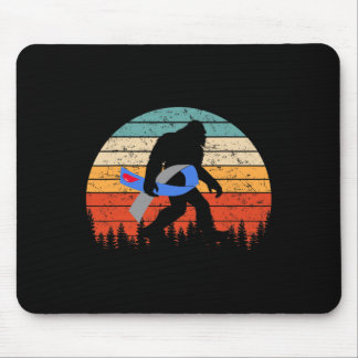 Vintager Bigfoot Diabetes Typ 1 T1D Aufklärungsges Mousepad