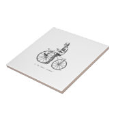 Vintager Bike Fliese (Seite)