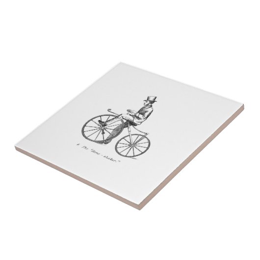 Vintager Bike Fliese (Seite)