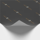 Vintager Billard Heartbeat Pool Aight Ball Billard Geschenkpapier (Ecke)