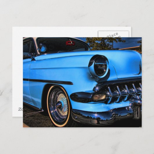 Vintager, billiger Lowrider kustom Postkarte (Vorne/Hinten)