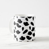 Vintager Bio nahtloser abstrakter Hintergrund, bot Kaffeetasse (Vorderseite Links)