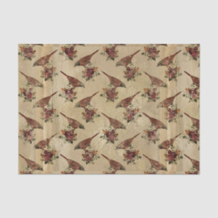Vintager Bird Ephemera Dekoupage Tissue Seidenpapier