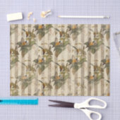 Vintager Bird Ephemera Dekoupage Tissue Seidenpapier (Handwerk)