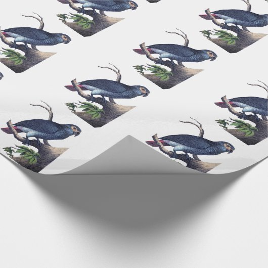 Vintager Bird Geschenkpapier (Ecke)