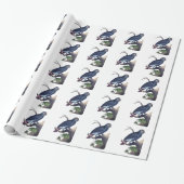 Vintager Bird Geschenkpapier (Ungerollt)