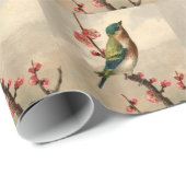 Vintager Bird Geschenkpapier (Rolleneckpunkt)
