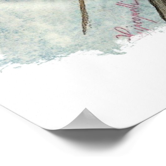 Vintager Bird Poster (Ecke)