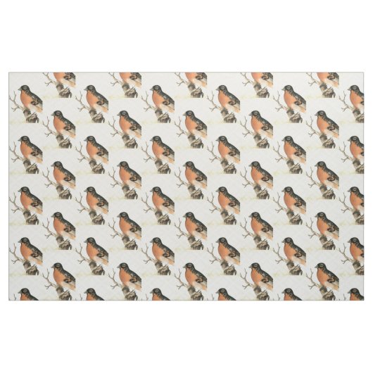 Vintager Bird Stoff (Fat Quarter (45,7 x 55,9 cm))