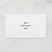 Vintager Birdcage-bloße Visitenkarte (Rückseite)