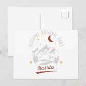 Vintager Biscayne-Nationalpark Florida Postkarte (Vorne/Hinten)