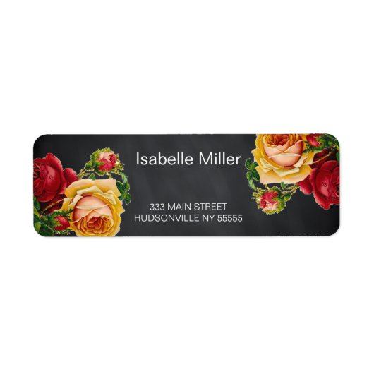 Vintager Black Chalkboard Garden (Vorne)