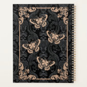 Vintager Black Gothic Verziert Moth Individuelle N Planer (Rückseite)