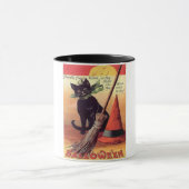 Vintager Black Halloween Caffee Tasse (Zentrum)