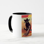 Vintager Black Halloween Caffee Tasse (Vorderseite Links)