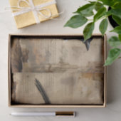 Vintager Blackbird-Entcoupage Gothic Blackbird Seidenpapier (Geschenk)