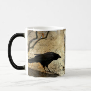 Vintager Blackbird Verwandlungstasse