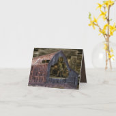 Vintager Blacksmith-Shop Welcher Karte (Gelbe Blume)