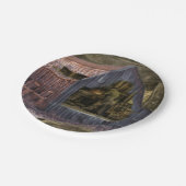 Vintager Blacksmith-Shop Welcher Pappteller (Schrägansicht)