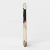 Vintager Bläserblauer Streifen Heißluftballon Case-Mate iPhone Hülle (Hinten/Links)