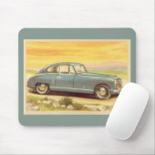 Vintager blauer Auto-Druck Mousepad (Mit Mouse)